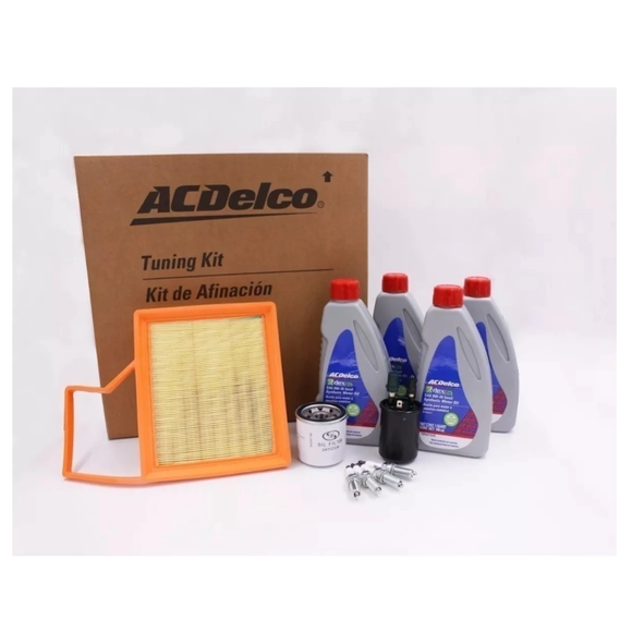COMBO AFINACION CHEVR  18/22  ACEITE 0W20 SINTETICO 19425691     CODIGO 19470608OLET AVEO II NG 1.5L