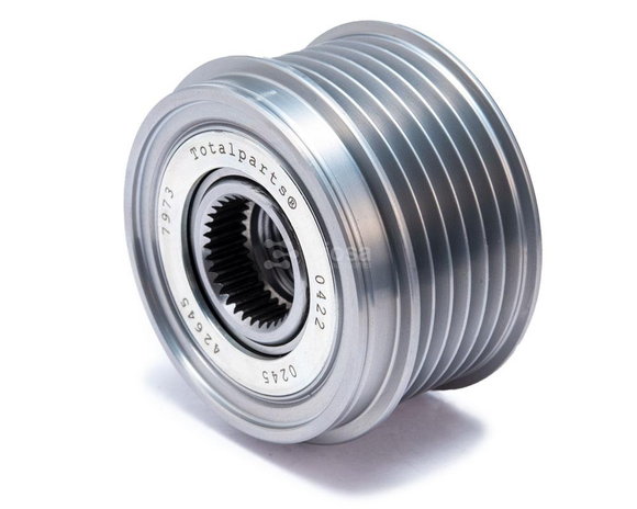 POLEA ALTERNADOR DE CLUTCH 6 RANURAS ZEN 5511 / 5612 MITSUBISHI  MAZDA 6 SUBARU 24-83281   CODIGO 24-83281