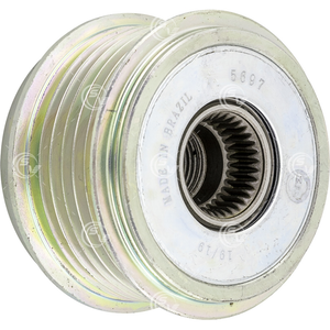 POLEA ALTERNADOR DE CLUTCH 6 RANURAS  ZEN 5697 AMAROK A4 A5 A6 Q5  CODIGO P5697