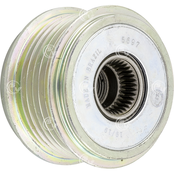 POLEA ALTERNADOR DE CLUTCH 6 RANURAS  ZEN 5697 AMAROK A4 A5 A6 Q5  CODIGO P5697