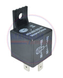 RELEVADOR  4 TERMINALES UNIVERSAL 12V 40A   HELLA  CON BASE       CODIGO 32184