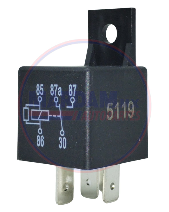 RELEVADOR  5 TERMINALES UNIVERSAL 12V 40A WEISCHLER  MARILLIA        CODIGO 32187