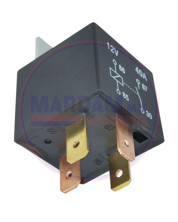 RELEVADOR  4 TERMINALES UNIVERSAL 12V 40A    WEISCHLER    CODIGO 3368100