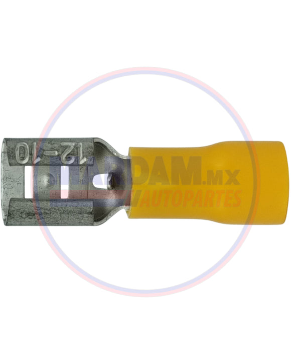 TERMINAL AMARILLA ENCHUFE F-250YC      CODIGO 39204