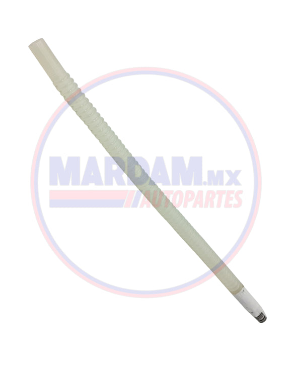 MANGUERA BOMBA DE GASOLINA ACORDEON 30 CM BLANCA     CODIGO 92018