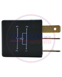 RELEVADOR  4 TERMINALES MULTIFUNCIONAL FORD 2 Y 2 DELGADAS 12V 30A   RY302     CODIGO 32093