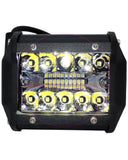 FARO LED BARRA 12/24V   20 LEDS AMBAR ESTROBO AUXILIAR 60W MEDIDAS: 9CM X 8CM X 7,CM CODIGO BAR18MAX