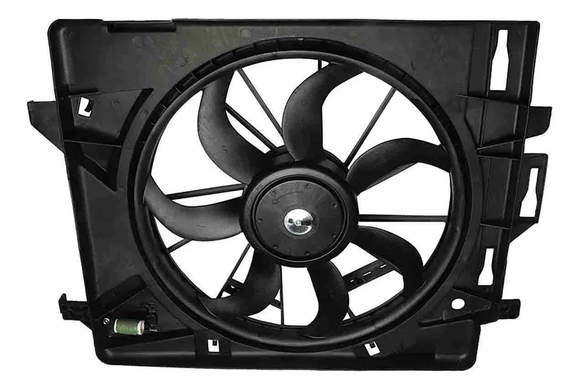 MOTOVENTILADOR CHRYSLER DODGE TOWN COUNTRY 3.6L 14/16  7 ASPAS  5058674AA COMPLETO 2PIN   CODIGO 5058674AA