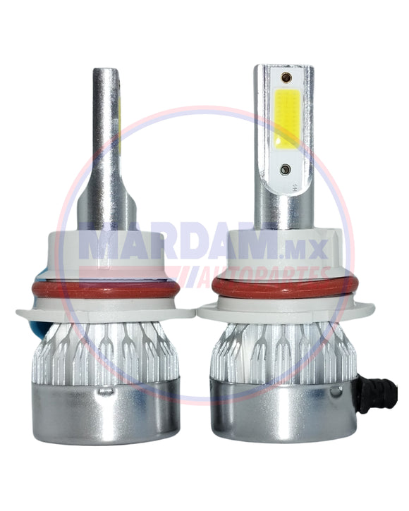 FOCO LED 9004 12V HYPER SIN COOLER 6 GEN  20000LM  CODIGO C6MINI-9004