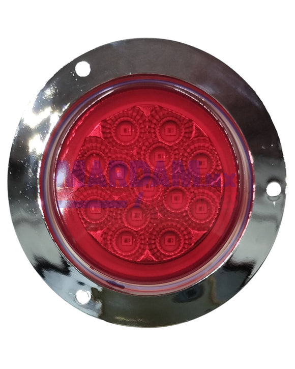 PLAFON LED REDONDO  ATORNILLAR  8.5CM ROJO ATORNILLAR CHICO  13 LEDS   CODIGO IOLLPL063