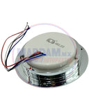 PLAFON LED REDONDO  ATORNILLAR 13.6CM AMBAR  CROMADO GRANDE OJO ANGEL  14LED  CODIGO IOLLPL079