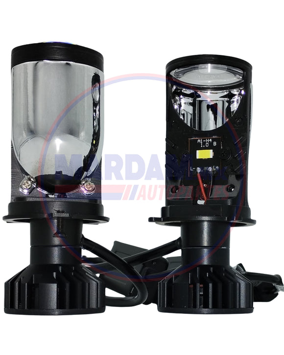 FOCO LED H 4 12V HYPER CHIP LED CSP CANBUS CON LUPA  40000LM  CODIGO  KB1-H4