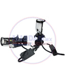 FOCO LED H 4 12V HYPER CHIP LED CSP CANBUS CON LUPA  40000LM  CODIGO  KB1-H4