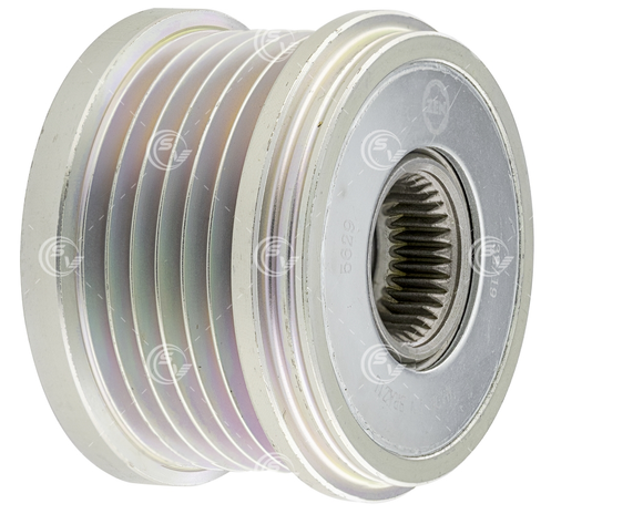 POLEA ALTERNADOR DE CLUTCH 6 RANURAS ZEN 56229 FIAT DUCATO FORD FIESTA PEUGEOT 24-94281  CODIGO  24-94281