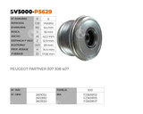 POLEA ALTERNADOR DE CLUTCH 6 RANURAS ZEN 56229 FIAT DUCATO FORD FIESTA PEUGEOT 24-94281  CODIGO  24-94281