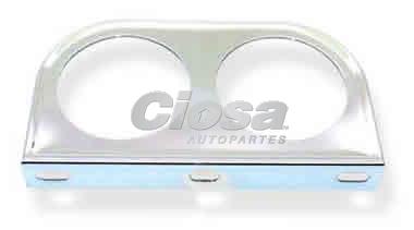 BASE AMPERIMETRO DOBLE CROMADA    CODIGO 06051