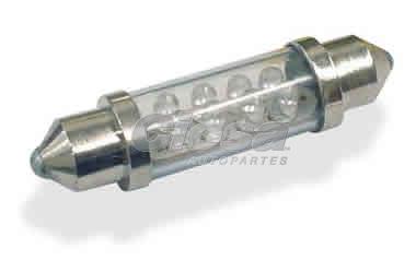 FOCO FUSIBLE LUZ INTERIOR 4 LEDS ROJO  CHICO     CODIGO 17122