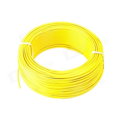 CABLE PLASTICO #18 AMARILLO   (X METRO)   CODIGO 11714-AMARILLO