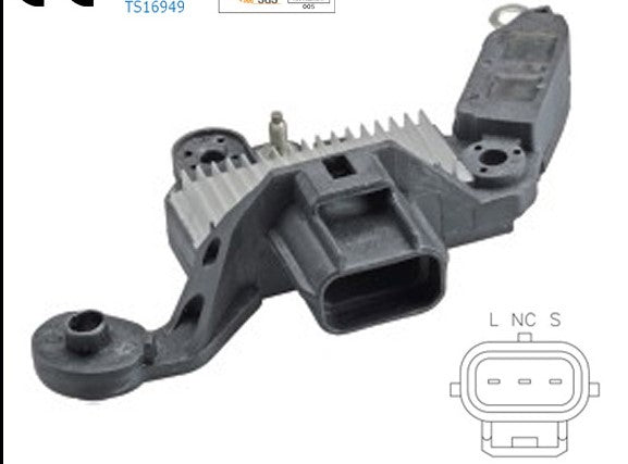 REGULADOR ALTERNADOR FORD VISTEON NEGRO  F610  ECOSPORT      CODIGO 31232