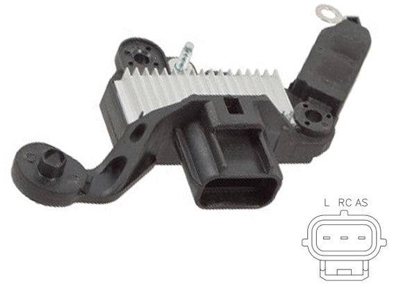 REGULADOR ALTERNADOR FORD VISTEON NEGRO  F613  TRANSIT VAN DIESEL 12V      CODIGO 31231