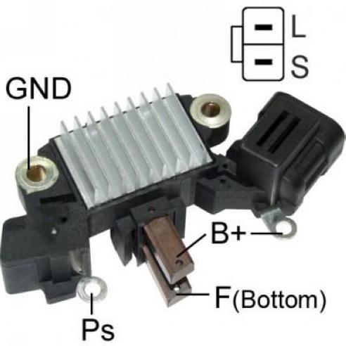 REGULADOR ALTERNADOR HITACHI ISUZU P/UP INDUSTRIAL    IH748       CODIGO IH-748