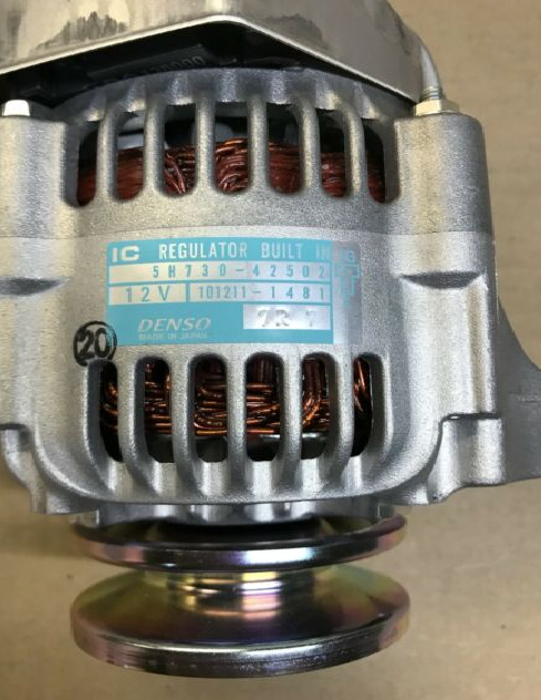 ALTERNADOR DENSO MARINO KUBOTA 5H730-42500  12V  45A  LESTER 11952     CODIGO L-11952