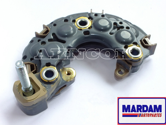 PORTA DIODO ALTERNADOR   DENSO CHRYSLER JEEP TOYOTA VOYAGER 12V 70-117A 103MM  31-8208  INR403      CODIGO INR403