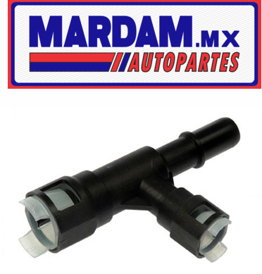CONECTOR CALEFACCION  MANGUERA  EN T NEGRO  CHEVROLET SUBURBAN SILVERADO AVALANCHE      CODIGO 15055342