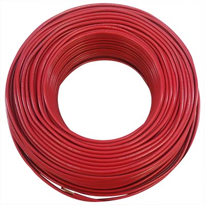 CABLE PLASTICO #10 ROJO      (X METRO)   CODIGO 11710-ROJO