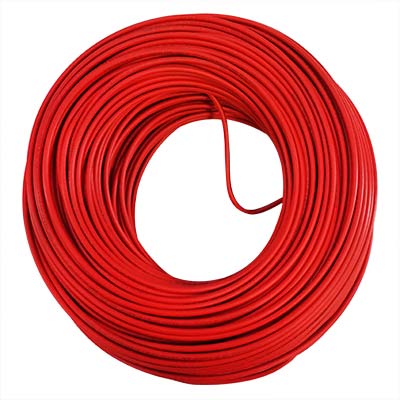 CABLE PLASTICO #14 ROJO    (X METRO)   CODIGO 11712-ROJO