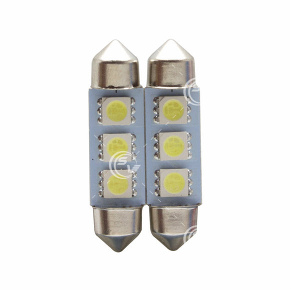 FOCO FUSIBLE LUZ INTERIOR 3 LEDS BLANCO  GRANDE   CODIGO 171581