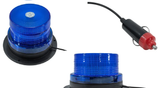 TORRETA MONTACARGAS AZUL VASO MINI  9V 12V 24V 30V  12 LED ENCENDEDOR IMAN 13X9 5CM    CODIGO TOR-LED707804AZ