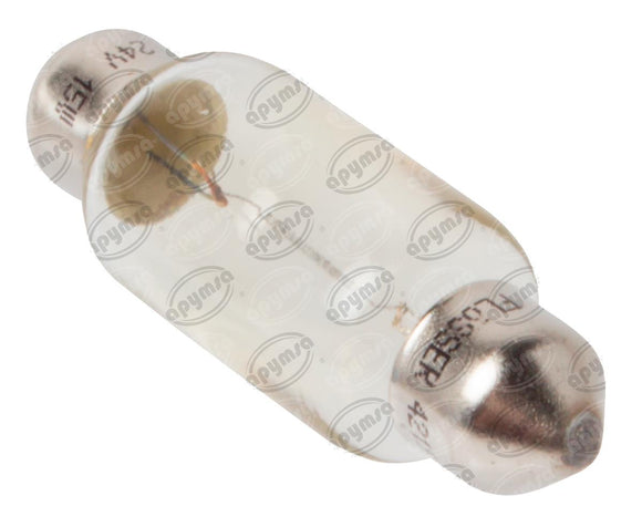 FOCO FUSIBLE LUZ INTERIOR MEDIANO GORDO 24V 15W 4215      CODIGO 17306