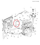 MANGUERA CALEFACCION CHEVROLET MATIZ      CODIGO 96676650