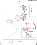 SWITCH ALARMA CHEVROLET AVEO SPARK 09/14   GM Parts   CODIGO 96206815