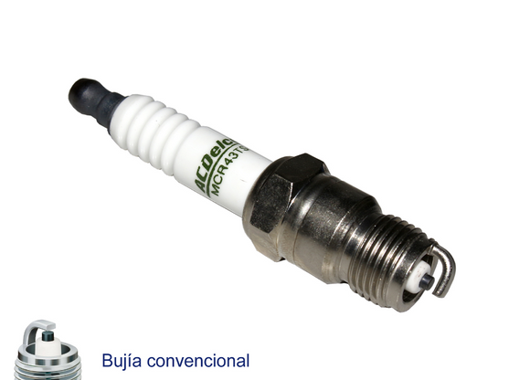 BUJIA  AC DELCO AFINACION CHEVROLET SUBURBAN CENTURY P/UP 1500 3500 TBI BLAZER  MCR43TS   CONVENCIONAL   CODIGO CR43TS