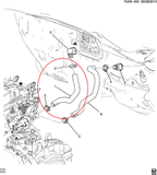 MANGUERA CHEVROLET SONIC 12/14  ENTRADA CALEFACCION     CODIGO 96958210