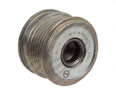 POLEA ALTERNADOR DE CLUTCH 5 RANURAS ZEN 5505 BOSCH AUDI 37.3MM  24-91298      CODIGO POL-CLUB2224CCW