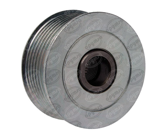 POLEA ALTERNADOR DE CLUTCH 7 RANURAS ZEN 5522 MITSUBISHI NISSAN D22   24-83287       CODIGO 40313