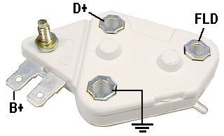 REGULADOR ALTERNADOR DELCO 21SI 24V REMY 22SI 33SI C/PUENTE   D104   ORIGINAL      CODIGO 31617