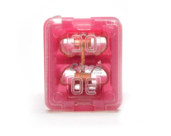 FUSIBLE MODERNO HEMBRA MINI MINI MINI 30A  ROSA    CODIGO 01799