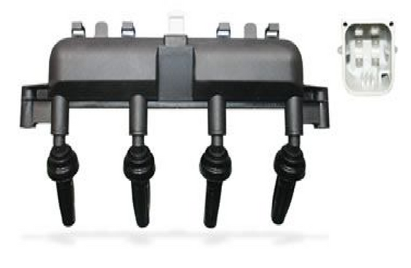 BOBINA   MODULO PEUGEOT 206 207 PARTNER 4PINES 1.4L  98/08   597072  IM12720      CODIGO 45254