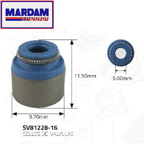 SELLO VALVULA TSURU GS1-2 16VALV.TIIDA 1.8L 07-08     CODIGO SV72PL