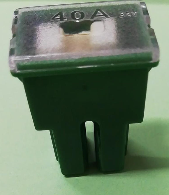 FUSIBLE MODERNO HEMBRA 40A  VERDE      CODIGO 17910