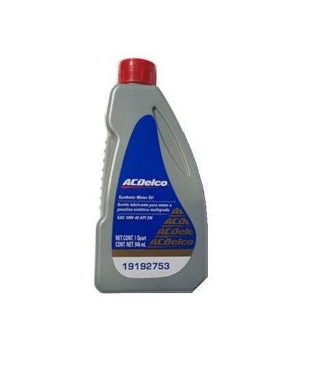 ACEITE MOTOR   10W40 LITRO SINTETICO  AC DELCO         CODIGO 19192753