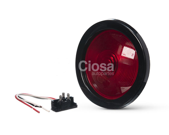 PLAFON P-89 EMBUTIR GOMA GDE. ROJO     CODIGO 60046