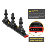 BOBINA   MODULO CHEVROLET VECTRA CADILLAC CTS CATERA CTS SATUR L300  3.0L 5PINES  03/05  UF-278       CODIGO 90584336