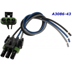 ARNES CHEVROLET SENSOR OXIGENO 3 CABLES MAP   A3086-43      CODIGO A3086-43