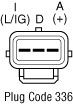 ALTERNADOR FORD 6G 12V 110A  F250 F350 F450 F550 DIESEL 99/02    LESTER 7799      CODIGO L-7799
