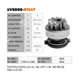 IMPULSOR MARCHA BOSCH TOYOTA RAV-4  COROLLA CW 11D 10E  01/06   F000AL1432  ZEN 1547   CODIGO B1547